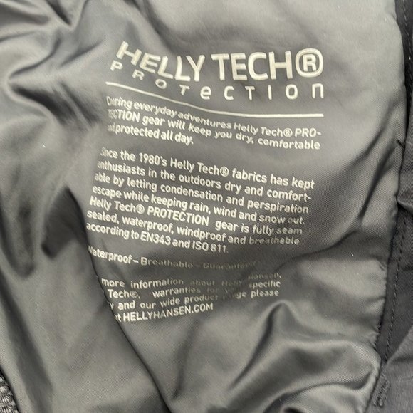 HELLY Hansen Ski Pants Helly Tech Snow Pants Water Proof Protection Sz Lg Reg - Picture 4 of 14